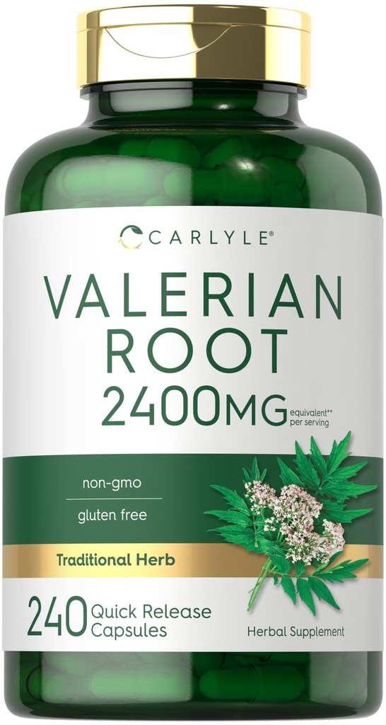 Karlylean Root כמוסות 2400 מ"ג | 240 Count | Herb לחלץ תוסף | Non-GMO, Gluten Freeten Free