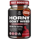 Hory Goat Weed for Men - תוספת כוח גבר תוספת תוספת תוספת תוספת תוספת תוספת זכר עם Black Maca Root, Tongkat Ali, Saw Palmetto & Panax Geneseng לחלץ עבור סטטי & אנרגיה - 180 קפסולות