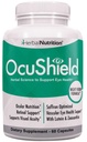 OcuShield Eye Health ויטמין Support for Healthy Eyes, Night Vision with Saffron, Lutein & Zeaxanthin, Eye Foodsents to Protect & Stimulate Ocular Health, One Bottle