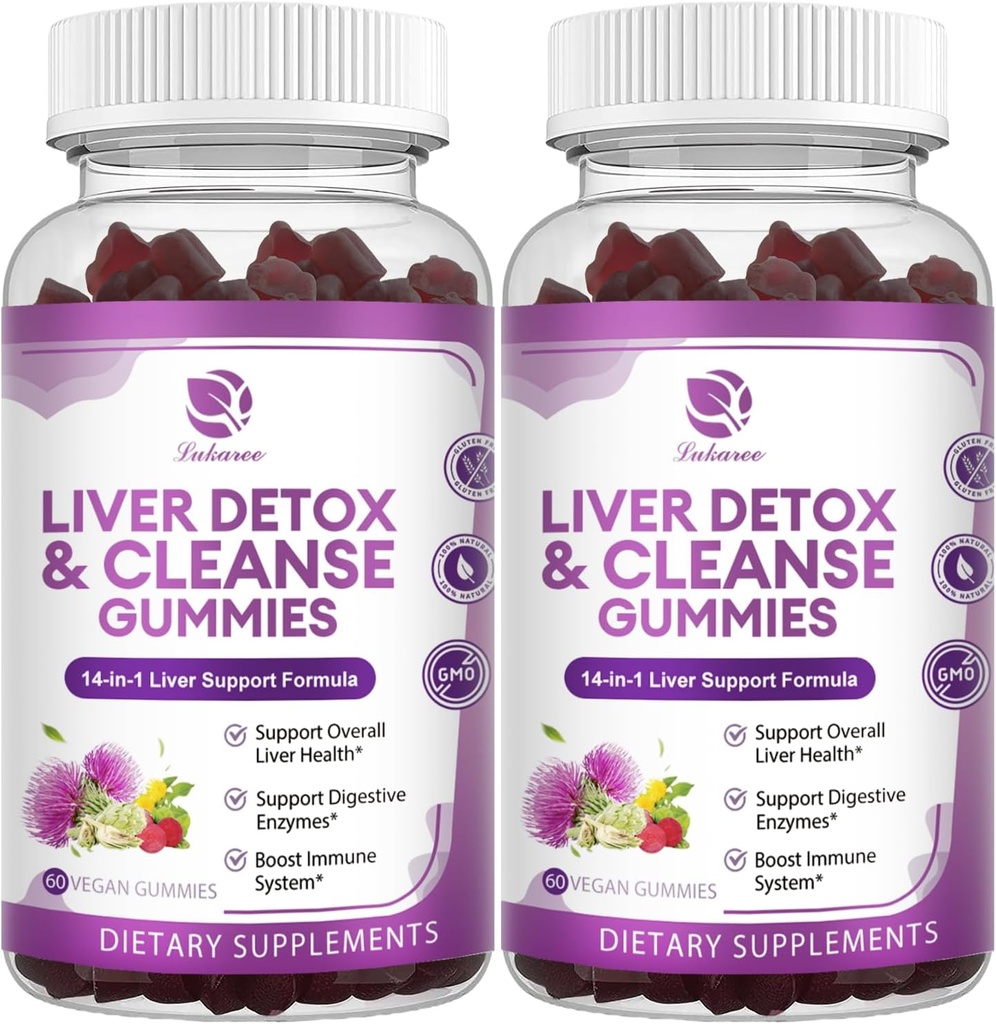 Liver ניקוי Detox & תיקון חניכיים - תוספת כוח 14 ב 1 Liver תמיכה תוספת תוספת תוסף w /Milk Thistle Silymarin,Dandelion, Artichoke Extract & Elderberry - No Sugar, Liver Health תוסף -120 Ctlk Thistle Silymarin, Dandelion, Artichoke Extract & Elderberry - No Sugar, Liver Health Supplement -120 Ctle