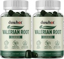ולריאן Root Gummy, אורגני ולריאן Root for Sleep & Stress Relief, שגדל עם פרח Chamomile למבוגרים, ילדים ידידותיים, Apple Flavor, 120 Counts