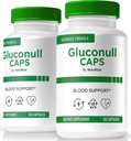 (2 Pack) Gluconull Caps, רשמי Gluco NullCaps פורמולה, תמיכה טהורה עבור רמות Stable ואנרגיה דלק עבור בריאות כוללת, All-Natural Ingredients, Gluco Null Glyco Optimizer (120 קפסולות)