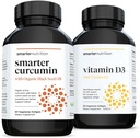SMARTERNUTRITION Curcumin - בטיחות ו Absorption + ויטמין מבוסס צמחי D3 Immune תמיכה עם K2 Complex