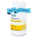 Klaire Labs SFI בריאות ויטמין D3 1000 IU - High Potency 25 Micrograms, Hypoallergenic Bone & Immune תמיכה (100 קפסולות)