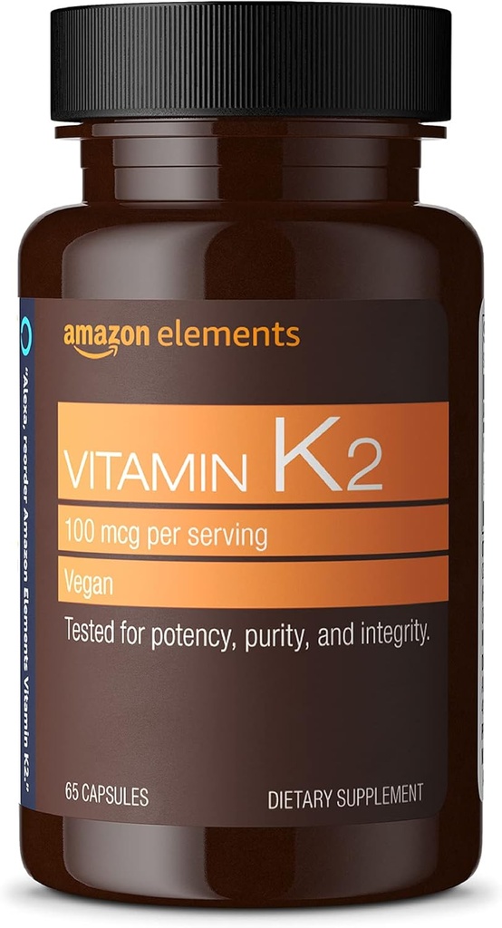 ויטמין K2 100 mcg, 65 קפסולות