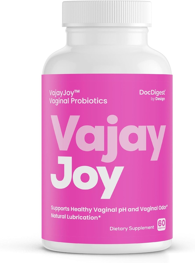 VajayJoy pH Pills - נשים Vaginal פרוביוטיקה עבור תקנה pH, קלינית להראות כדי לשחזר pH Equilibrium ו- Natual Lubricationcationcation - מפחית BV, זיהומים Yeast ו Odor
