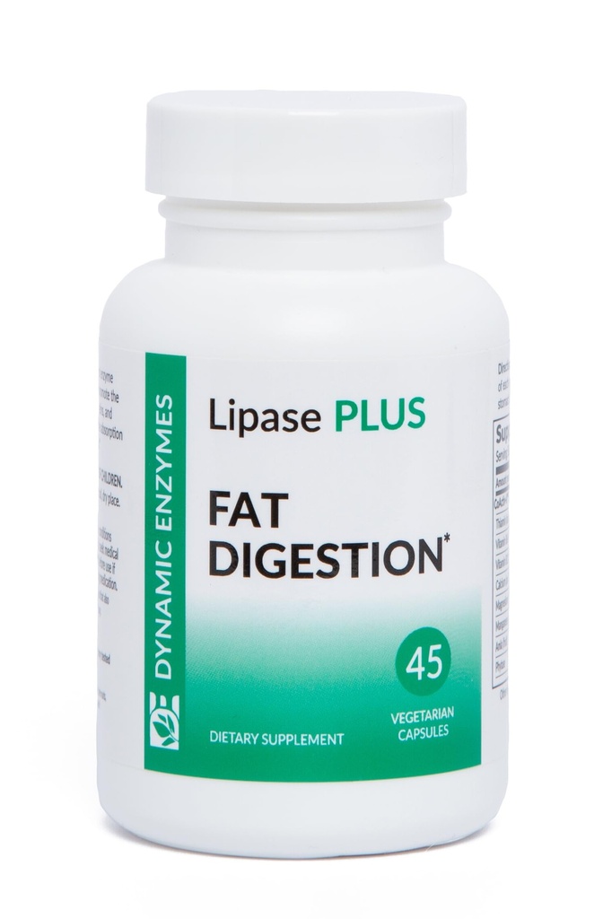 Lipase Plus - Enzyme Formula, Fatty Food Digestion, אומגה Fatty Acid Absorption