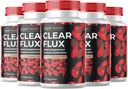 (5 Pack) Clear Flux תוסף Detox ניקויse, קפסולות דם Vessel ניקוי יותר מתקדם פורמולה, ClearFlux קפסולות כוח מקסימלי כל בריאות ויטמינים טבעיים (300 קפסולות)