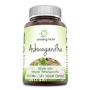 אינדיה מדהימה Ashwagandha תוסף | 500 Mg Per Serve | 120 Veggie קפסולות | Non-GMO | Gluten Free | Made in USA | אידיאלי עבור צמחונים