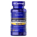 גאווה של Puritan's Pride Premium Super Power Melatonin 10mg Sleep Aid, תוספת תזונתית עבור Sound, Restful, ו- Longer Sleep Support, 4 חודשים אספקה, 120 קפסולות שחרור מהיר (Packaging May Vary)