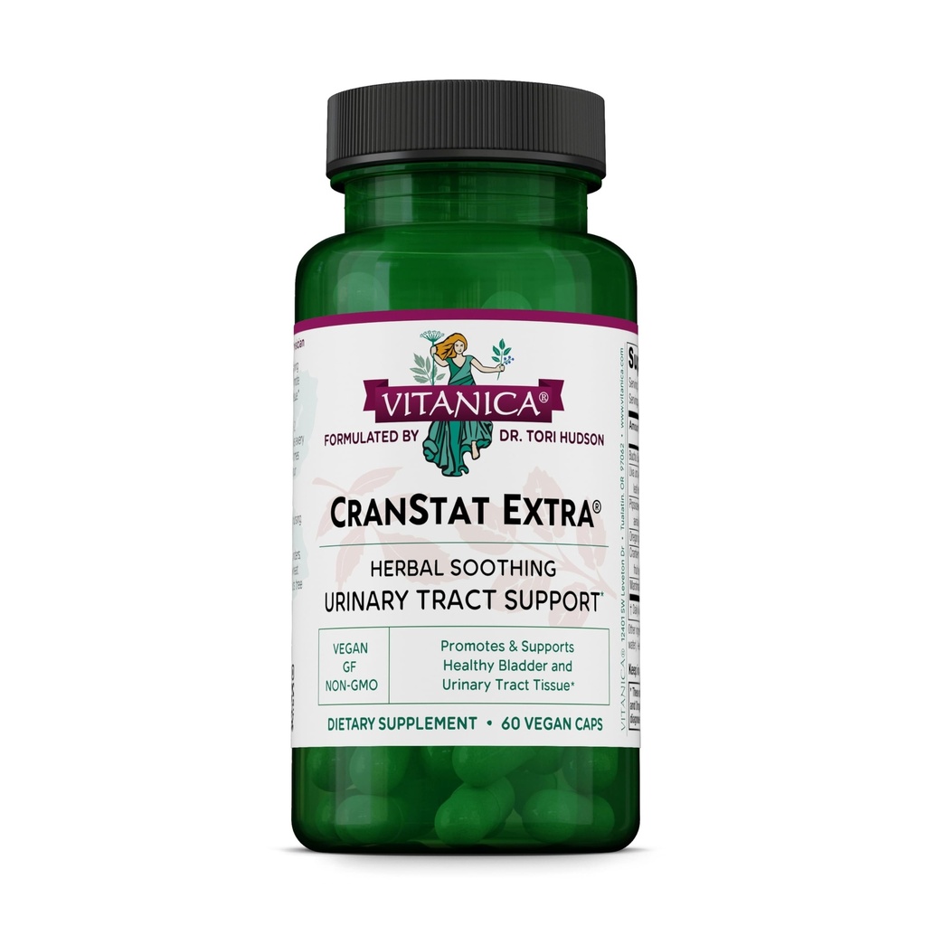 Vitanica CranStat אקסטרה, Urinary Tract תמיכה, טבעוני, 60 קפסולות