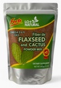 Linaza con Nopal Forte - 8 oz - 100% Natural Flaxseed & Nopal Cactus אבקת - סיבים-Rich Digestive תמיכה - איכות כדור הארץ דיאטה - טבעונית ללא GMO