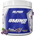 Alpha Supps Amino NRG+ BCAA Amino Energy Recovery אבקה - הידרציה עם אלקטרוליטים - Focus Band for Optimal Performance Support in Men & Women (30 משרתות, גופן)