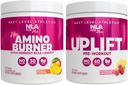 NLA for Her Pre / Intra Workout Stack (כולל את התשוקה שלה Amino Amino Amino Amino מנגו ו Uplift Pre Workout Raspberryade)