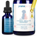 Prana Peters Kidney Health תומך בחתולים | באופן טבעי תומך בתפקוד קידני בריא בחתולים | Herbal Formula עוזר דלקת ותסמינים של בעיות Kidney