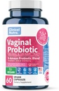 Nutra Vaginal Probiotics for Women pH Balance, Vaginal Odor Control with Prebiotics & Lactobacillus Band - Womens Health Supplement - Womens Health Supplement תמיכה 60 קפסולות