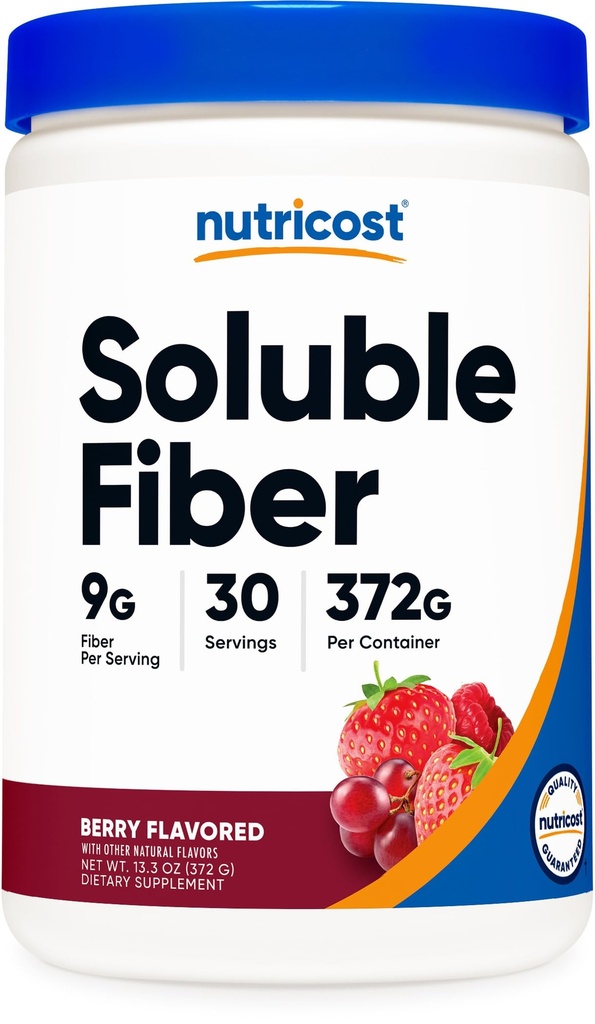 מזון זול Soluble סיבים (Berry Flavored) 30 משרתים - טבעוני, non-GMO, Gluten חינם
