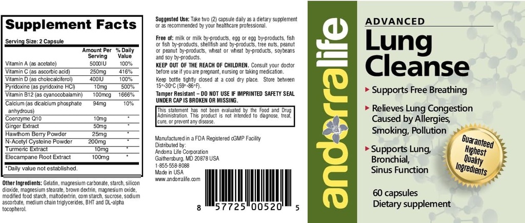 בסביבה הקרובה של AndorraLife Advanced Lung Cleanse