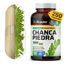 BIO KRAUTER Chanca Piedra Stone Breaker כמוסות - 1200 מ"ג סטון פורץer עבור Kidney ניקויse - 250 צ'נקה Piedra para לוס Riñones Caps - טבעוני גלבשיל תוספת תוספי מזון