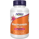 תוספי מזון עכשיו, Niacinamide (Vitamin B-3) 500 מ"ג, ייצור אנרגיה *, 100 קפסולות Veg