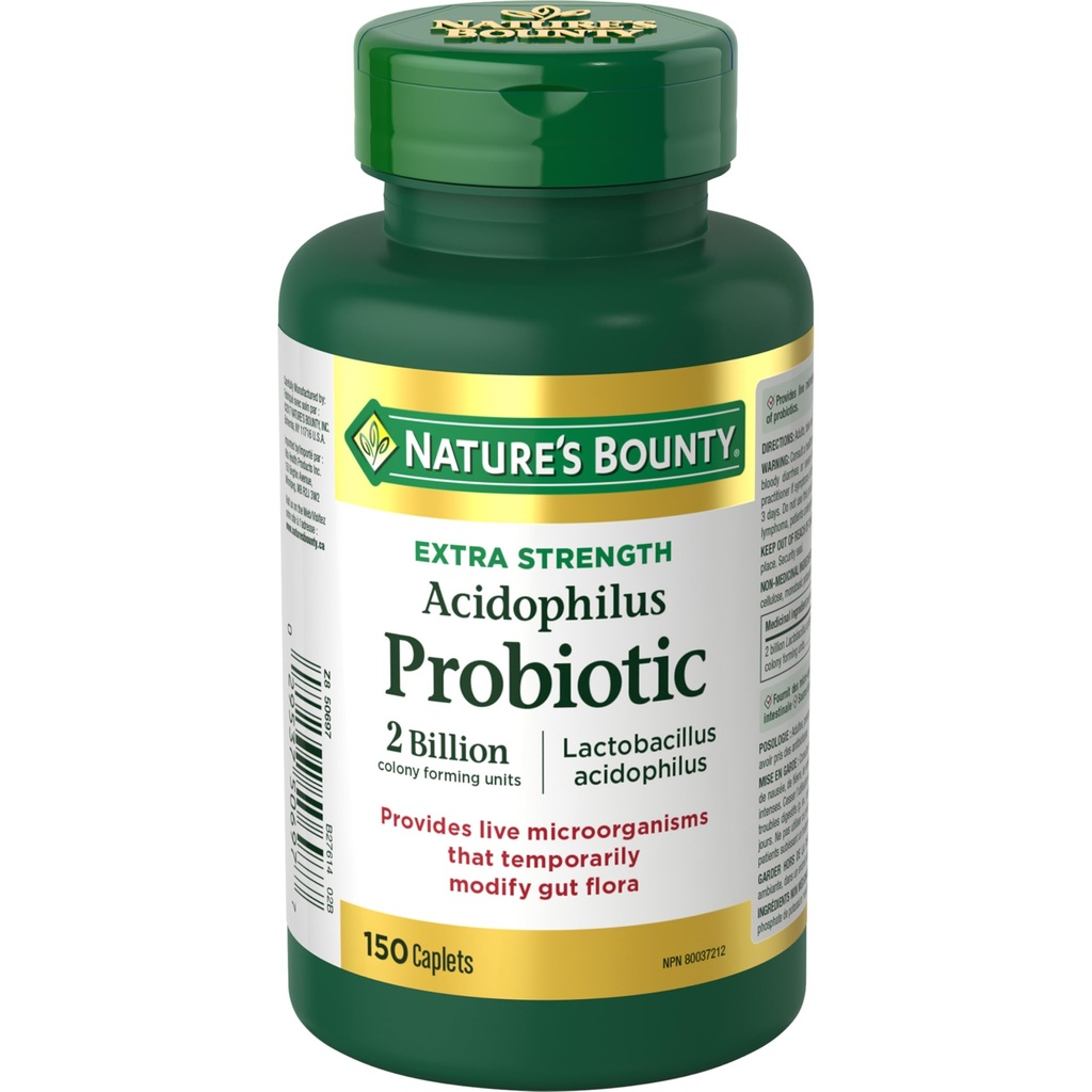 Nature's Bounty Acidophilus Probiotic 2 מיליארד, 150 קפסולות