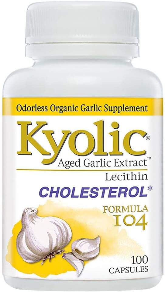 Kyolic Age Garlic Extract כולסטרול פורמולה 104-100 קפסולות