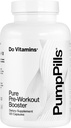 משאבת תוספי Nitric Oxide לגברים ונשים - L Citrulline L Arginine תוסף - Stimulant Free Pre Workout Pills - Nitric Oxide Booster - טבעוני, Paleo, Keto (120 קפסולות)