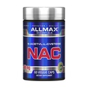 AllMAX NAC - 60 קפסולות Veggie - תמיכה כספית והגנה רדיקלית חינם - 60 משרתים