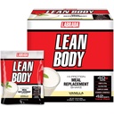 Labrada Lean Body MRP All-In-One Vanilla Meal Replacement Shake, 40g Protein, Whey Blend, 8g Healthy Fats EFA's & Fiber, 22 Vitamins and Minerals, No artificial color, Gluten Free, (42 Packets)