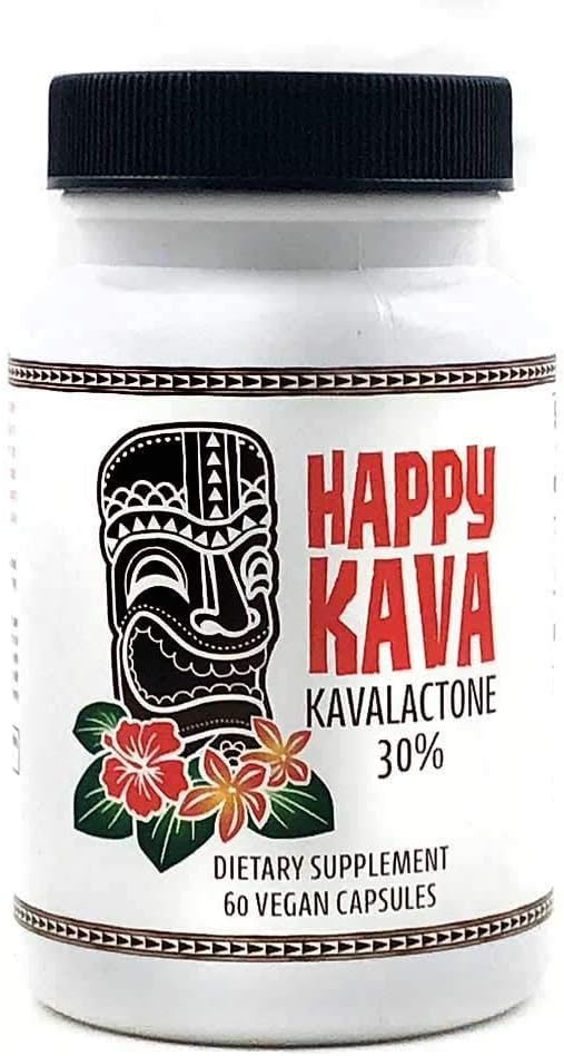 30% Kavalactone Kava לחלץ קפסולות (60 קפסולות)