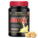 AllMAX Nutrition ISOFLEX Whey חלבון Isolate, בננה - 2 lb - 27 גרמים של חלבון Per Scoop - Zero Fat & Sugar - 99% Lactose חינם - גלוט חינם & Soy חינם - Approximate 30 משרתים