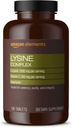 אלמנטים Lysine מורכב עם ויטמין C עבור תמיכה בריאות החיסון, Vegetarian, 65 משרתים, 195 Count (Packaging עשוי להשתנות)