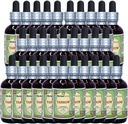 Yarrow (Achillea Millefolium) Glycerite, Organic Dried Flowers Alcohol-Free Liquid Extract (Brand Name: HerbalTerra, Proudly Made in USA) 30x2 fl.oz (30x60 ml)