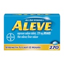 Aleve Caplets, Naproxen Sodium 220 מ"ג (NSAID), Pain Reliever / Fever צמצם, #1 מנתח אורתופדי מומלץ, 270 הרוזן