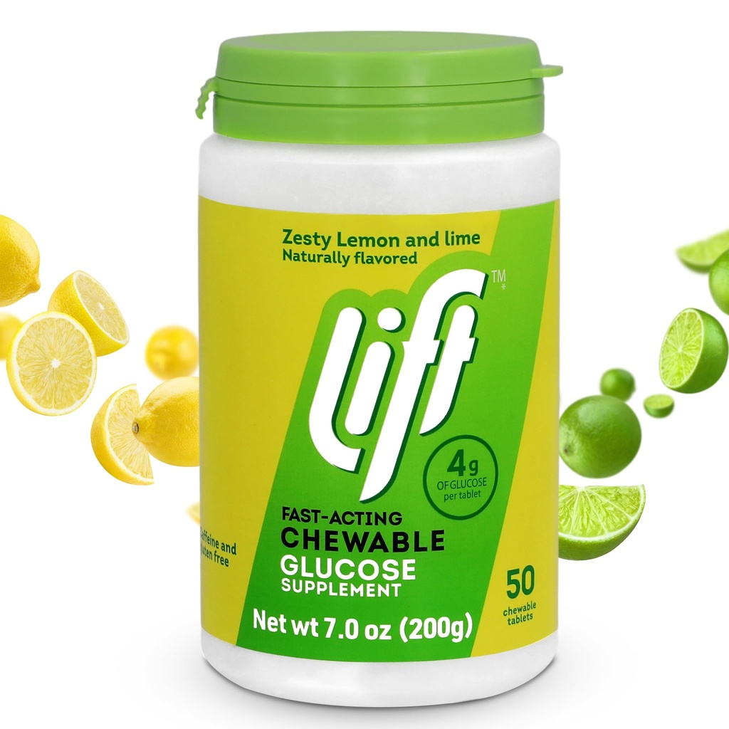 Lift Glucose | Fast-Acting Glucose Chewable Energy Tablets