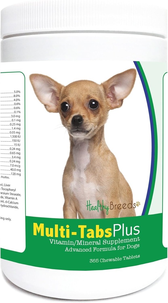 בריאות Breeds Chihua Multi-Tabs Plus Chewable Tablets 365