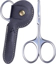 3.75 - Nose Hair Scisors, Round Tip Small Face Mustache Scisors for Men's Trimming