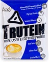 אבקת חלבון גבוהה גוף Trutein גבוה חלבון אבקה: 45% Whey, 45% Casein, 10% ביצה לבן, Gluten-Free, Low Sodium, Grass פד Whey חלבון אבקת, תוספת של התעמלות & ארוחת בוקר Shake, Mocha, 34g Sample