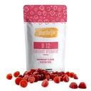 B12 חניכיים ויטמינים - 1500 mcg ויטמין B12 חניכיים למבוגרים ולילדים - מסייעות עם אנרגיה, מטבוליזם, תמיכה במערכת העצבים העצם - Raspberry Flavor - 60 Count - 60 יום אספקה