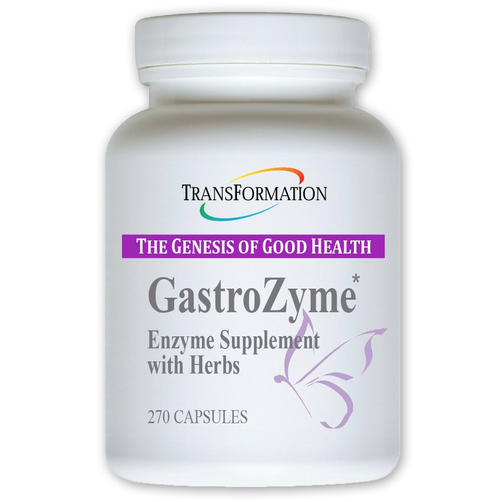TRAZYIMING THE GENESIS OF GOOD HEALTH - GastroZyme תוסף, ייחודי פורמולה עם Enzymes & Papaya Leaf, rhodiola Rosea Herbs, Soothes & מקל על Gastro מעיים, 270 קפסולות