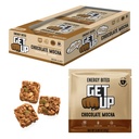 GetUp - Caffeinated Granola Bites - שוקולד Mocha (10 Pack) - 100 מ"ג Caffeine Energy Bites - Low Calorie, Gluten-Free, 0 Seed Oils - Pre-Workout Portable חטיף - קפה Substitute - Low Sugar Energy Sugar Energy