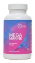 Microbiome Labs MegaMarine אומגה 3 תוספי שמן דגים - Gut-Specific EPA DHA 3 תוספת עם DPA לבריאות Gut - תמיכה Immune & Gut פונקציונלי (60 Softgels)