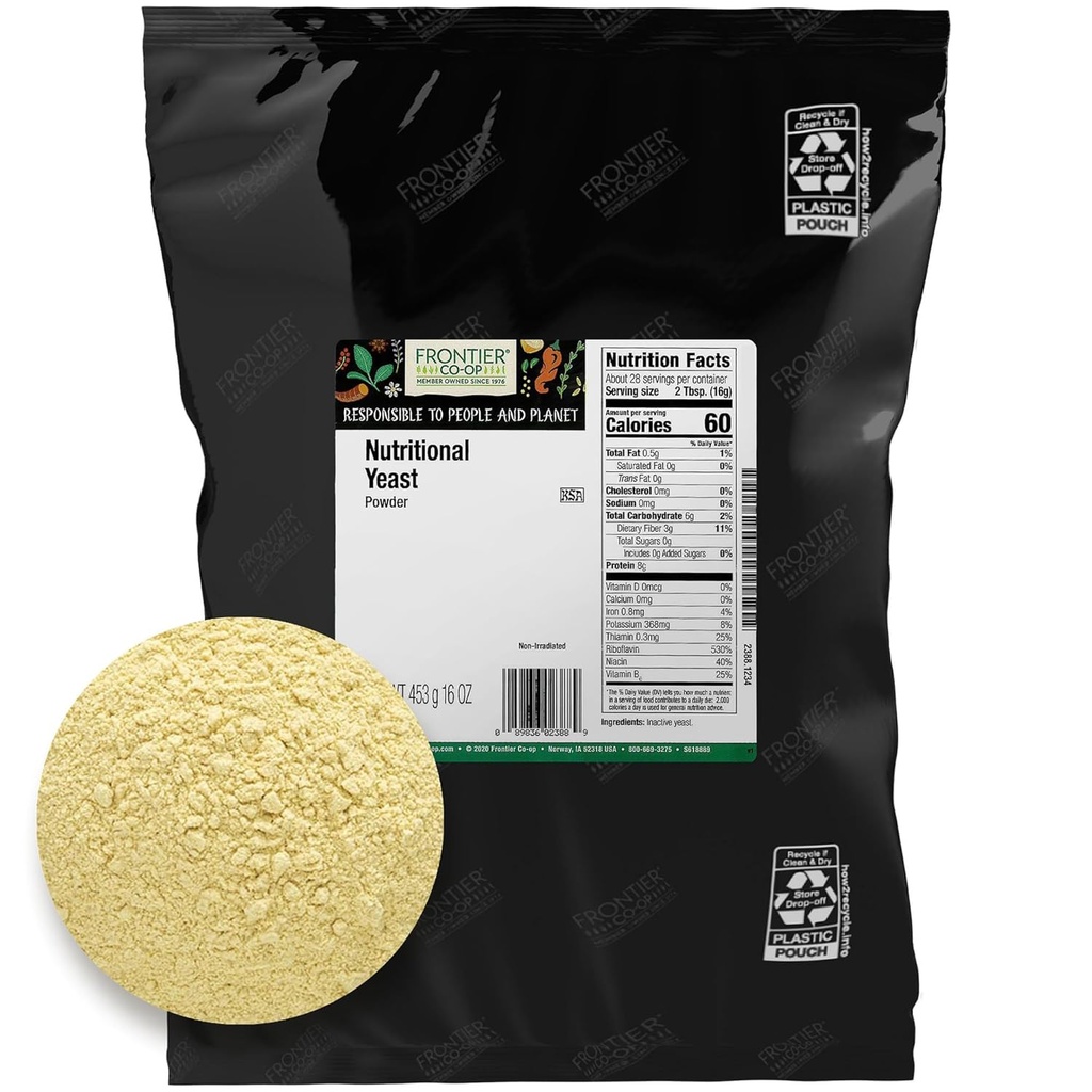 בסביבה הקרובה של Frontier Co-op Plantal Yeast 1lb
