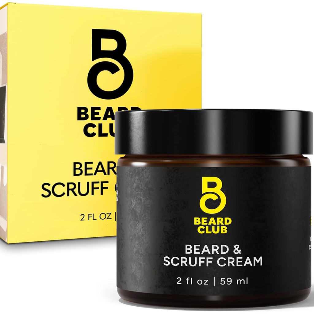 The Beard Club Biotin Beard Cream - Moisturizing and hydroting Shea Beard Butter for Healthier Surface Hair & Skin