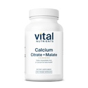 Vital Foodsents Calcium Citrate ו- Malate Complex 150 מ"ג | תוספת טבעונית | תמיכה בעצמות העצם, השרירים ו- Cardiovascular Health* | Gluten, Milk and Soy Free | 100 קפסולות
