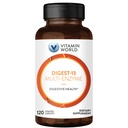 ויטמין World Digest-13 Multi-Enzyme, 1010mg Enzy בלנדר עם Amylase, Bromelain, Papain & Lipase for Digest and Absorption, Enzymes for Bloating & Gas, 120 Caplets