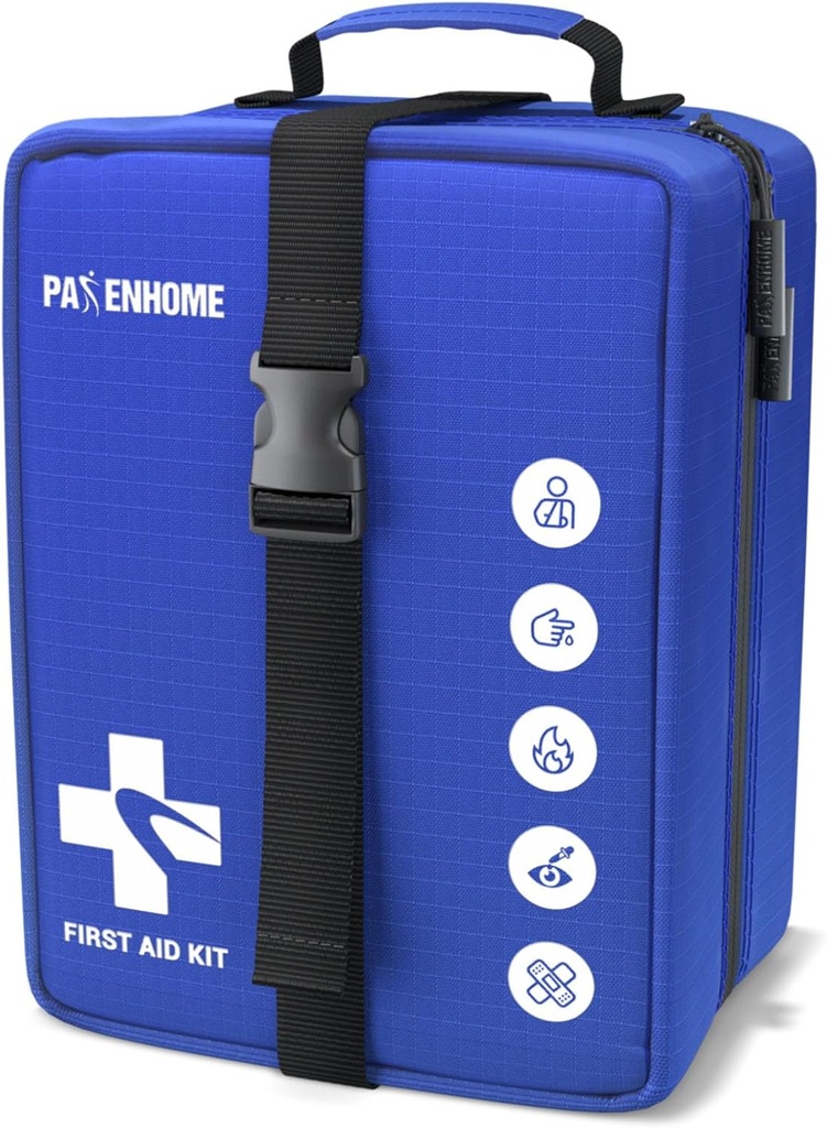 Professional 506 PCS First Aid Kit - 4in-1 Detachable Emergency Kit for Home, Car, Travel, Camping, Hiking, Workplace, Auto and Outside, Large First Aid Kit Survival