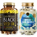 Magu Superfoods 4in-1 Sea Moss קפסולות ו Black Seed Oil קפסולות בונדל