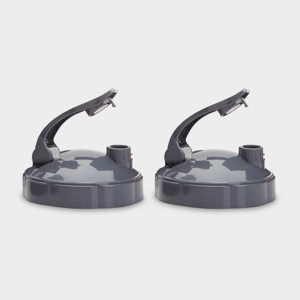 NutriBullet Flip Top to-Go Lid (ראשי תיבות של 2),Grey, .25 Lbs