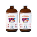 LIQUIDHEALTH Mega Energy Methylated B-Complex, תוסף ויטמין נוזלי למבוגרים - הגדלת אנרגיה, Relieve Stress & Fatigue, Immune Support, Heart & Gut Health - Made in USA, Vegan, Sugar-Free (2 Pack)